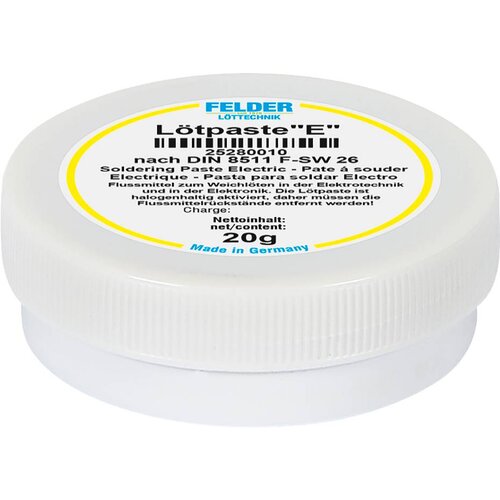 Felder L&amp;ouml;ttechnik Felder ISO-Flux &amp;#039;&amp;#039;E&amp;#039;&amp;#039; pasta za spajkanje Vsebina 20 g, (20429375) Slike