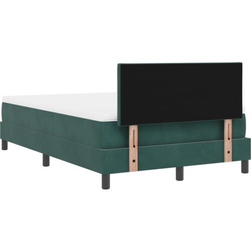  Zajednički krevet s madracem i LED svjetlom tamnozelene boje 120x200 cm od bar&amp;scaron;una Slike