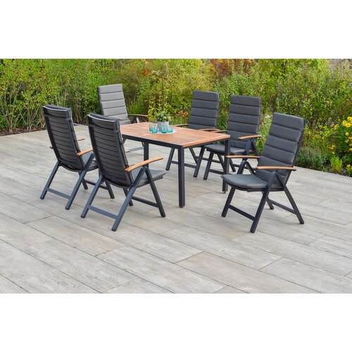 Gardenson VRTNA GARNITURA ASTROS aluminij barve grafita, naravne barve Slike