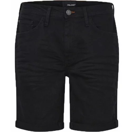 Blend DENIM SHORTS TWISTER FIT Muške kratke hlače, crna, veličina