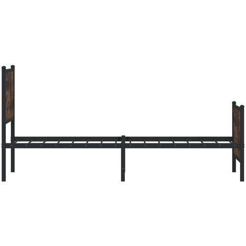 vidaXL Metalni okvir kreveta s uzglavljem i podnožjem 100 x 190 cm Cene