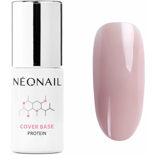NeoNail Cover Base Protein podlak in nadlak za gel nohte odtenek Soft Nude 7,2 ml