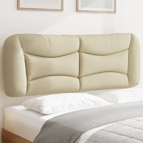 vidaXL Vzglavna stranica krem 140 cm blago Cene