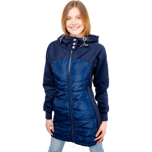 Glano Women&amp;#039;s Extended Sweatshirt - blue Slike
