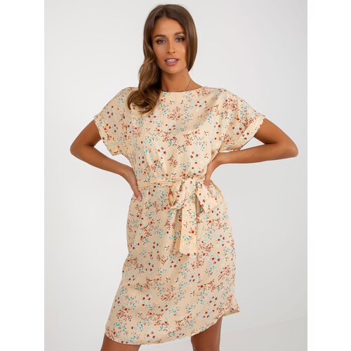 RUE PARIS Dress-WN-SK-661-1.18P-beige Slike