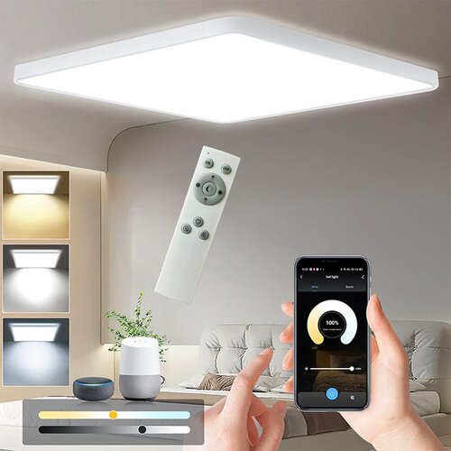 EREGOU pametna LED stropna svetilka 24W 2400lm, WiFi Slike