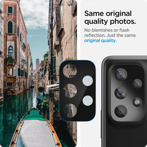 Spigen OPTIK.TR ZA&amp;Scaron;TITNIK ZA KAMERU 2-KOM ZA SAMSUNG GALAXY A33 5G / A53 5G / A73 5G CRNI Slike