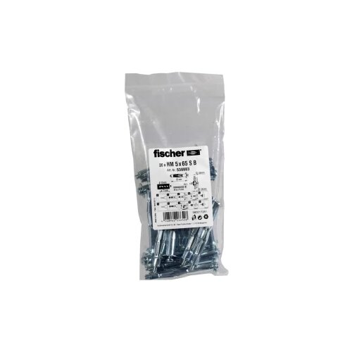 Fischer 5x65 S B tipl za šuplje zidove 71 mm 538883 20 St. Cijene