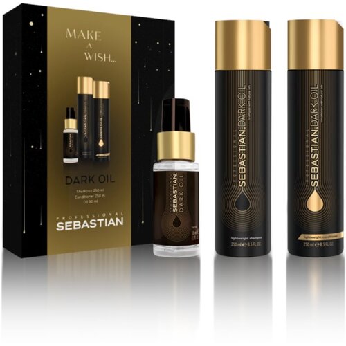 Sebastian Professional Dark Oil Set darilni set za hidracijo in sijaj Slike