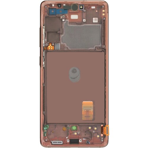 Samsung Originalni LCD zaslon z zaslonom na dotik Galaxy S20 FE 5G [Servisni paket] - oranžen, (21733438) Cene