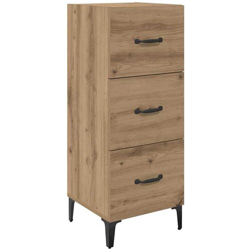 vidaXL Strani &scaron;al Umetni hrast 34,5 x 34 x 90 cm Konstruiran les, (5000107744) Cene