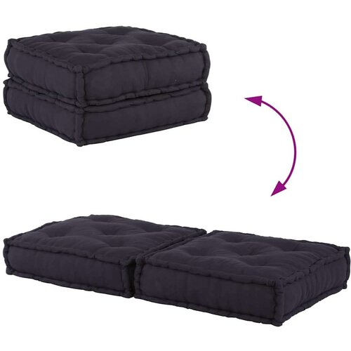 vidaXL Modularna torbica Antracit 70x70x36 Tkanina Cijene