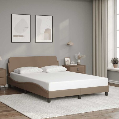  Okvir za krevet Dover cappuccino 140x190 cm umjetna koža Cijene