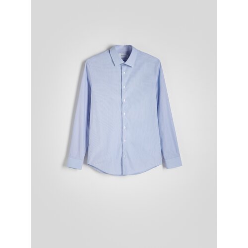 Reserved - Slim fit ko&amp;scaron;ulja - plava Slike