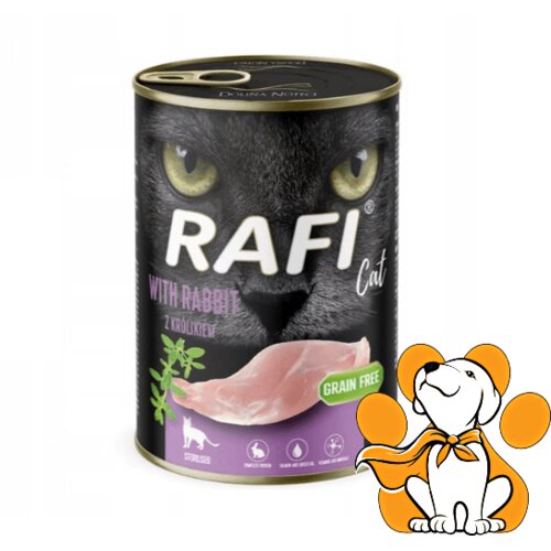 Rafi Cat Sterilised Grain Free Rabbit 400g, Vlažna Hrana Za Sterilisane Mačke Cene