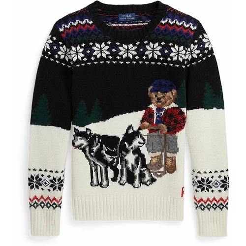 Polo Ralph Lauren Dječji vuneni pulover boja: bijela