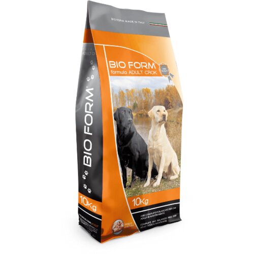 BIO FORM standard hrana za odrasle manje aktivne pse 10kg 24/10(Adult crock) Slike