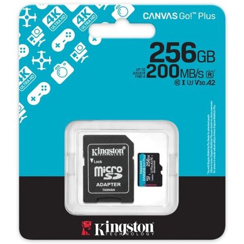 Kingston SD kartica Canvas Go Plus 256GB 200MB/s Cene