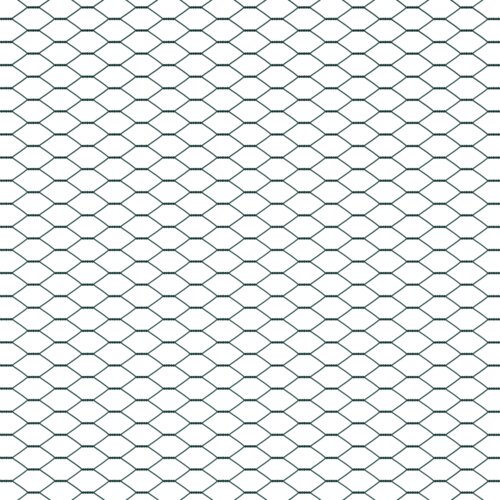 VidaXL Ograda u obliku heksagona Zelena 1.4x50 m Čelik, Ograde za ograde 13 kom Zelena &amp;Oslash;32 mm 190 cm Galvanizirani čelik Slike
