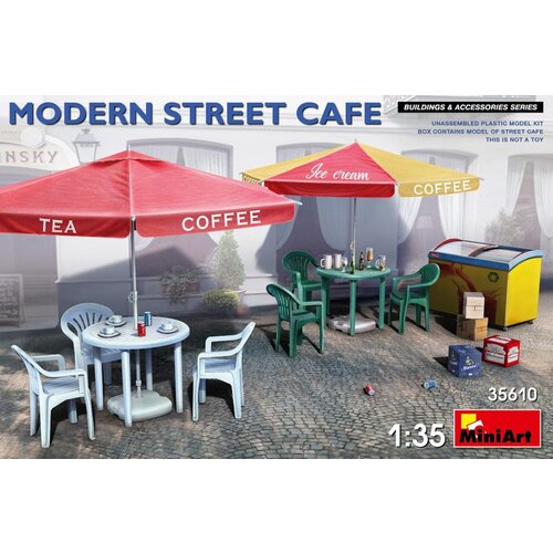 Miniart Moderna ulična kavarna, (21287431) Slike