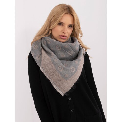 Factory Price Scarf-AT-SZ-1701.61-Grey-Pink Slike