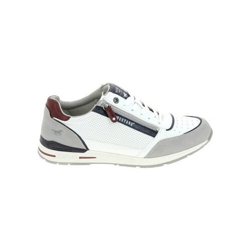 Mustang Nizki čevlji Sneaker 4154316 Glace Bela Slike