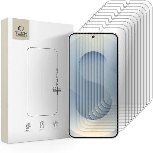 TECH-PROTECT KALJENO STEKLO ZA GALAXY S24 S25, PAKIRANJE 10 KOSOV, ZAŠČITA CELOTNEGA ZASLONA, (5000333894) Cene