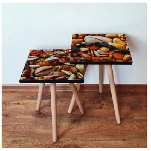 Hanah home set stolića za kafu 2Shp340, 2 dijela, šareni Cene