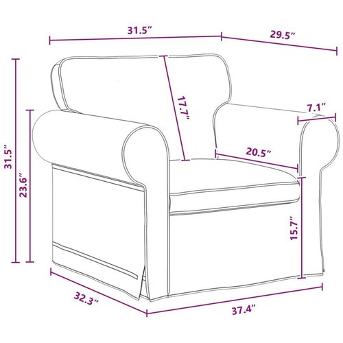 SOFA 2 pcs Tamno siva Metal Slike