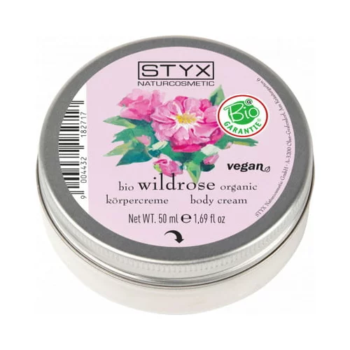 STYX Wild Rose krema za telo, bio - 50 ml