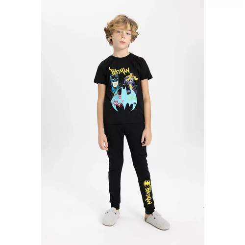 Defacto Boy Batman Short Sleeve 2 Piece Pajama Set