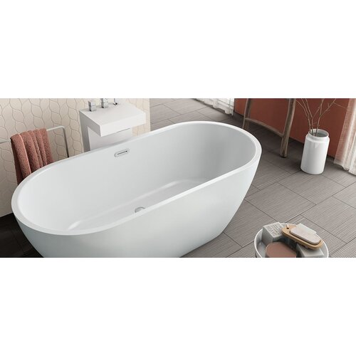 Kolpa San Kolpa Samostojeća Kada Dalia-FS 170x80/O (White&amp;amp;White) + sifon 561140 Slike
