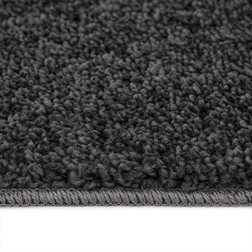 Protuklizni Shaggy Tepih Tamno siva 160 x 160 cm PP Slike