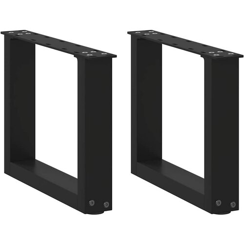 vidaXL noge kavne mizice u-oblika 2 kosa črna 40x(30-31)cm jeklo Cene