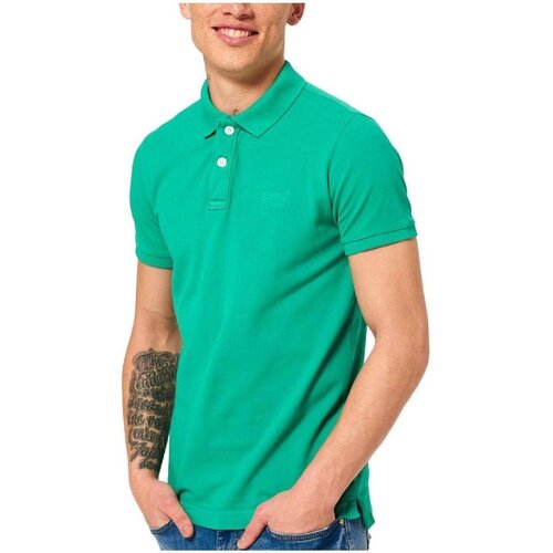 Superdry Majice s kratkimi rokavi - Zelena Cene