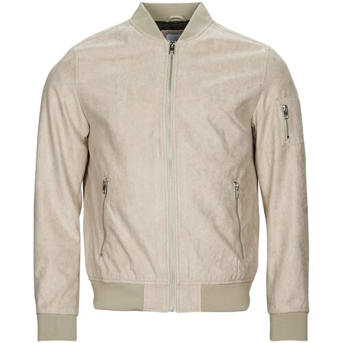Jack &amp;amp; Jones JJEROCKY FAUX SUEDE BOMBER Bež Slike