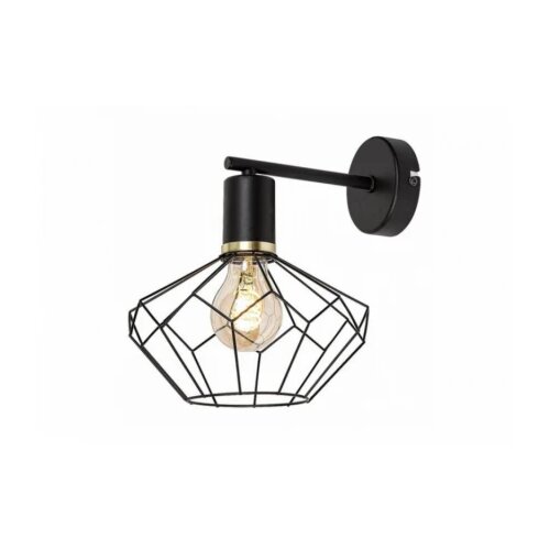 Rabalux Zidna lampa Fran E27 1x MAX 40W mat crno (71064) Slike
