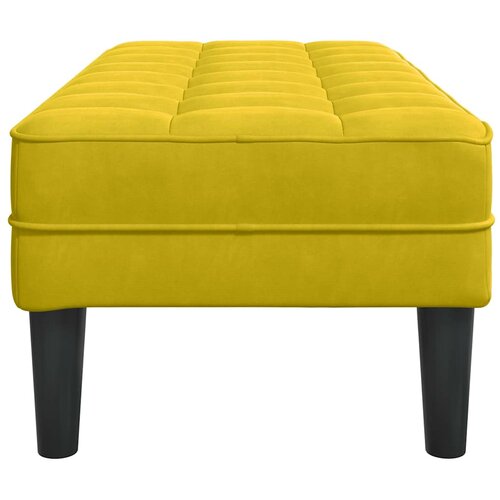  Klupa s jastukom Žuta 113 x 57 x 39 cm Bar&amp;scaron;un Slike
