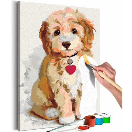  Slika za samostalno slikanje - Dog (Puppy) 40x60