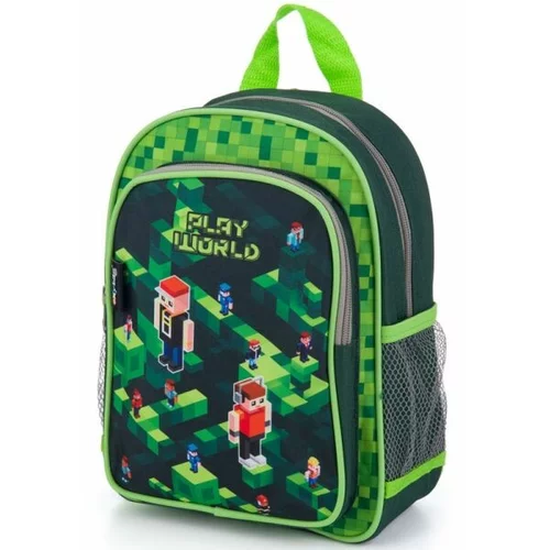 Oxy Bag KID BACKPACK PLAYWORLD Predškolski ruksak, zelena, veličina
