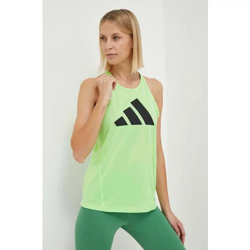 Adidas Top za tek Run It zelena barva