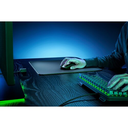 Razer Podloga za miško Atlas, kaljeno steklo, črna Cene