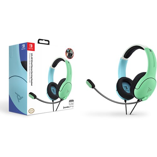 Olimp Sport Nintendo Switch Wired Headset LVL40 Blue/Green Cene