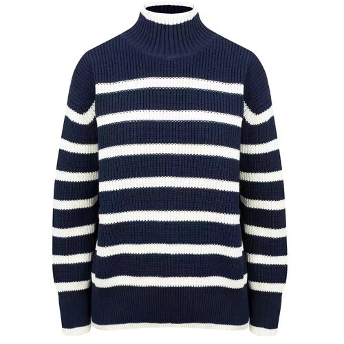 Pri Super fashionable striped turtleneck knitted sweater Cijene