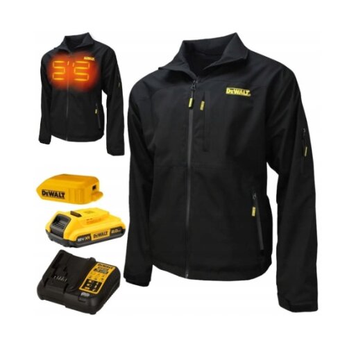 Dewalt DCHJ090BD1 Soft-Shell jakna sa grejačima, 1x2.0Ah, sa adapterom ( DCHJ090BD1-L ) Cene