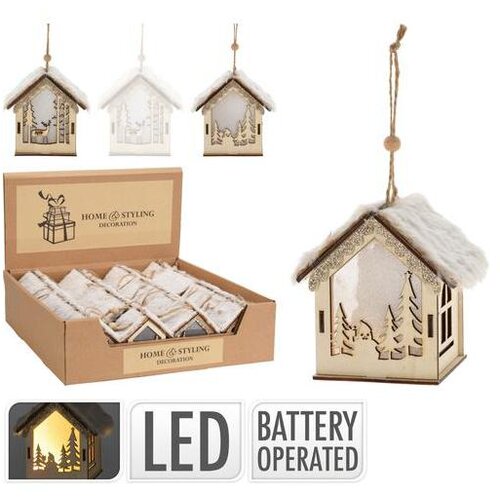 Dekoracija ZA BOR KUĆICA 7,5CM SORTO Cijene