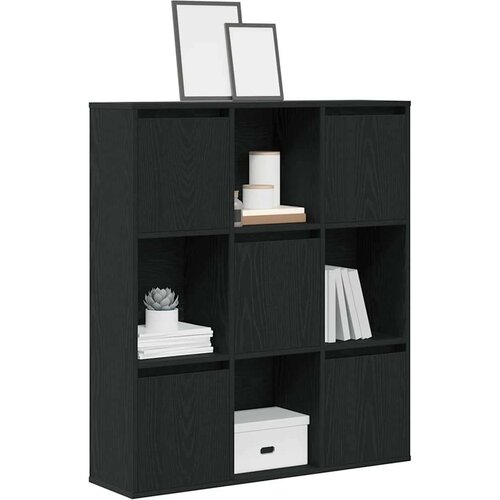  Regal za knjige crni hrasta 89x24x101 5cm od konstruiranog drva Cijene