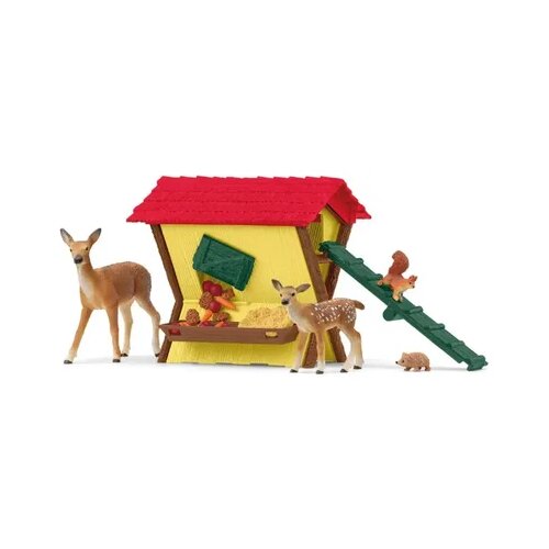 Schleich 42658 - Farm World - Hranjenje gozdnih živali Slike