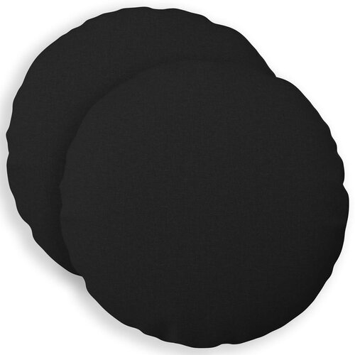  Presvlaka za jastuk 2 pcs HEERLEN Crna &Oslash; 40 cm Cijene