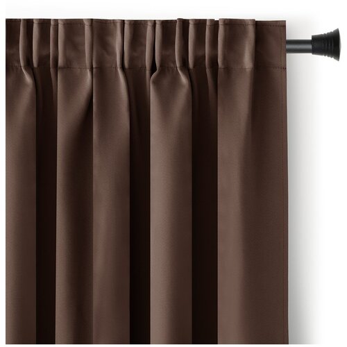 Restilo Smeđa zatamnjujuća/termo izolacijska zavjesa 140x270 cm Pleat – Cijene